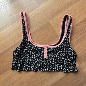 aero floral bikini top